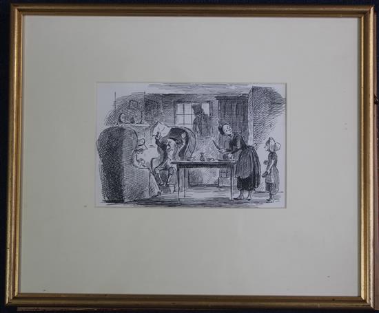 § Edward Ardizzone RA (1900-1979) Illustrations to Bleak House, 1955, 4.75 x 7.25in.